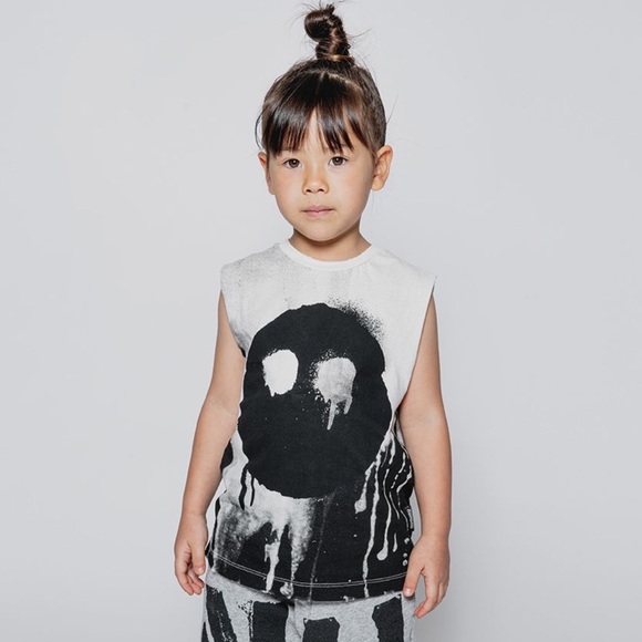 nununu Other - NWOT NUNUNU melting mask sleeveless shirt UNISEX Size 8-9 & 4-5
